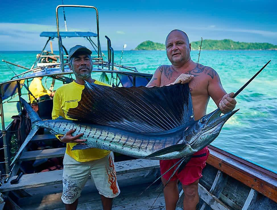 Fishing on Koh Lipe Island in Thailand